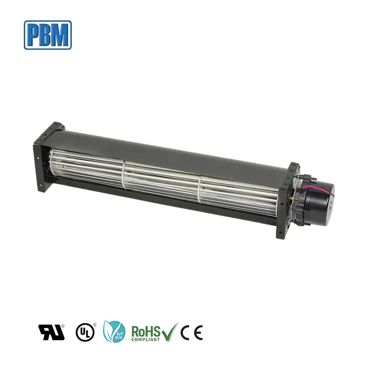 PBM 12V alluminio DC Cross Flow Design della ventola con soluzioni soffianti tangenziali per il sistema di raffreddamento