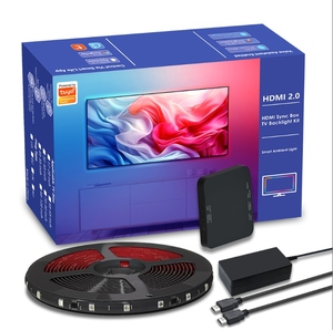 Sincronizador <span class=keywords><strong>de</strong></span> sonido y <span class=keywords><strong>luz</strong></span> HDMI Aplicación Bluetooth TV Fondo <span class=keywords><strong>Pared</strong></span> <span class=keywords><strong>Luz</strong></span> decorativa Tira <span class=keywords><strong>de</strong></span> LED RGB - Product Image 1
