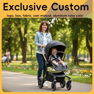 Passeggino 3-in-1 Land Leopard Certificato EN1888-2 con <span class=keywords><strong>Seggiolino</strong></span> <span class=keywords><strong>Auto</strong></span>, Telaio Pieghevole in Lega di Alluminio, Capacità di Carico 20KG, 0-3+ Anni - Product Image 1