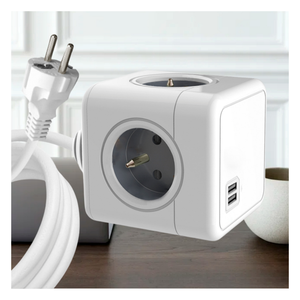 Enchufe Francés 2026 con 2 Puertos USB y Cable de Extensión de 1.5 m - Product Image 6