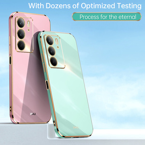 Candy Color 6D Electroplated Soft TPU Back Case For Realme C75 4G <strong>Ring</strong> Stand Soft Bumper <strong>Phone</strong> Cover - Product Image 4