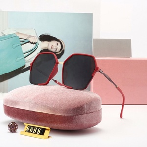 Gafas de Sol de playa de lujo para mujer 8688, lentes polarizadas HD UV400, montura azul y rosa, gafas de sol polarizadas de moda para mujer - Product Image 5