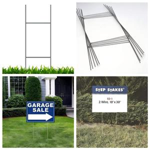Heavy Duty Powder Coated Yard Sign Step Stakes/H Farm Stakes <b>Wire</b> <b>Mesh</b> - Product Image 5
