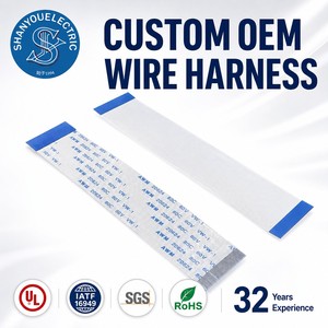 OEM AWM FFC/FPC <strong>Cable</strong> 12V VW 10pin 0.5mm 200mm Forward Direction Flexible Copper Core Electronic Environmentally Friendly PVC - Product Image 2