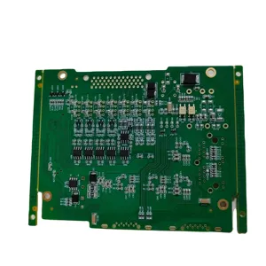 定制印刷电路板制造服务绿色阻焊FR-4基材镀金表面精加工PCBA组件OEM服务