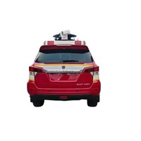 Mini tout nouveau véhicule de lutte contre l'incendie centre de commande mobile 4x2 camionnette peut être installé réseau privé