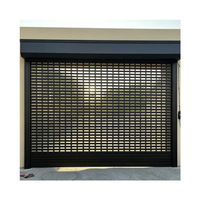 Vente directe d'usine, porte à enroulement en aluminium sculptée, motif personnalisé, porte à enroulement perforée pour magasin et garage, certifiée CE