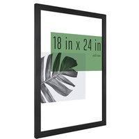 Marco de Fotos Negro Moderno de 16x20, Marco de Fotos de Poliestireno Ecológico para Pared, Marco de Póster Clásico al por Mayor para Decoración del Hogar