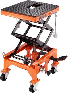 Table élévatrice de <span class=keywords><strong>voiture</strong></span> hydraulique Capacité de 300 lb Élévateur à ciseaux de <span class=keywords><strong>moto</strong></span> <span class=keywords><strong>avec</strong></span> pont large - Product Image 5