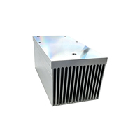 Dissipateur thermique en aluminium extrudé à profil standard, structure à ailettes haute hauteur, pour générateur de var statique SVG, unité d'alimentation