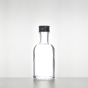 Mini botella de vino de cristal vacía, botella de licor de vidrio <span class=keywords><strong>con</strong></span> tapa de tornillo, de alta calidad, de 50ml, para <span class=keywords><strong>Vodka</strong></span>, Gin, ron, Alcohol y whisky - Product Image 1