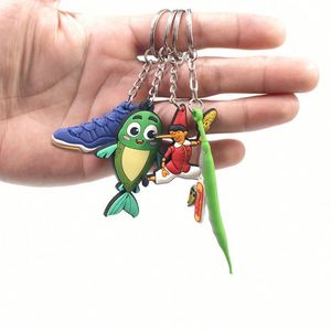 Rubber Soft PVC 3d Keychain Plastic Key Chain Custom Shape Keyring - Product Image 4