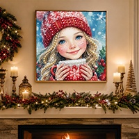 Nouvelle Vague de Mode Shopify Dropshipping : Tableaux Muraux Modernes, Décoration Intérieure, Kit de Peinture DIY, Personnage de Dessin Animé, Peinture Perle 5D