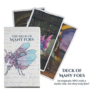OEM ODM Standee en acrylique Stratagem 49, <span class=keywords><strong>jeu</strong></span> <span class=keywords><strong>de</strong></span> rôle <span class=keywords><strong>de</strong></span> table fantastique coloré illustré à la main, D&D The Deck of Many Friends - Product Image 6