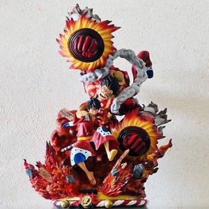 52CM 대형 만화 입상 동상 만화 0ne 조각 기어 4 기모노 루피 피구라 PVC 애니메이션 피규어 선물 장난감 - Product Image 3