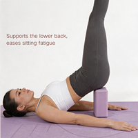 Fabricant de blocs de yoga en mousse EVA haute densité, brique 230x150x75mm, 280g, dureté 50 Shore, accessoires de fitness Pilates, OEM ODM personnalisé