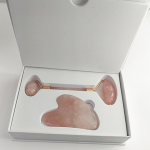 Green <b>Roller</b> Gua Sha Set with Box Rose Quartz <b>Jade</b> <b>Roller</b> Beautiful Facial <b>Jade</b> Stone <b>Roller</b> Set - Product Image 4