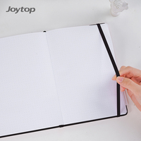 Joytop 0101 cuaderno de cuero Pu con logotipo personalizado elástico A5 Cuadernos de PU libro personalizable impresión lácteos