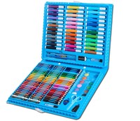 Ensemble artistique multifonctionnel pour enfants, 150 pièces, pour la rentrée scolaire, ensemble de ciseaux à découper, crayons pour enfants, fournitures artistiques