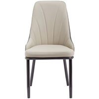 Chaise de salle à manger moderne en acier inoxydable, durable et rembourrée, pour restaurants, hôtels et usage domestique, avec dossier en tissu doux – Vente en gros usine