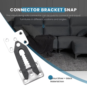20.051 WELLTOP Offre Spéciale meubles connecteur matériel métal canapé boucle canapé Joint <span class=keywords><strong>Snap</strong></span> Style sectionnel canapé connecteurs - Product Image 4