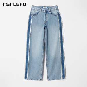 Pantalon de jogging cargo ample coupé-cousu en molleton épais 400 g/m², délavage vintage, style streetwear oversize, vente en gros - Product Image 2