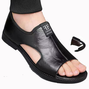 2025 estate <span class=keywords><strong>sandali</strong></span> da uomo scarpe da spiaggia Casual Open Toe con fondo morbido antiscivolo e soletta da guida per papà Anti-odore - Product Image 4