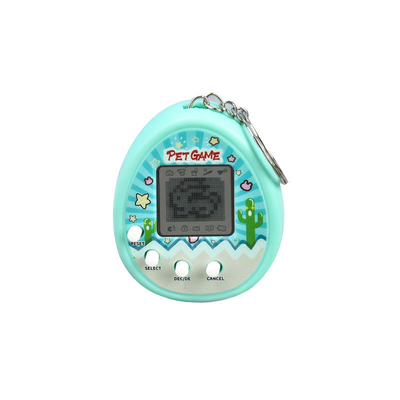 Custom Electronic Pet Feeding Machine Pet Egg Virtual Pet Raising Mini Handheld Game Keychain - Feli