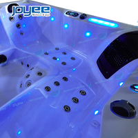 JOYEE Prix d'usine, meilleure qualité, spas extérieurs Balboa en acrylique importé pour 5 personnes, bains à remous électriques pour Jacuzzi