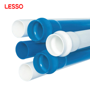 Tubería <span class=keywords><strong>de</strong></span> PVC Personalizada LESSO <span class=keywords><strong>de</strong></span> 19 mm, 25 mm, 50 mm, 63 mm, 160 mm, 250 mm, 300 mm, 500 mm, Suministro <span class=keywords><strong>de</strong></span> Agua, Tubería y Accesorios <span class=keywords><strong>de</strong></span> Plástico PVC-U Azul y Blanco - Product Image 1