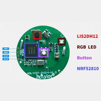 Balise Mini Holyiot Nordic BT5.0 pour Localisation Intérieure, Suivi et Check-in, Dispositif de Suivi BLE Étanche IP67 NRF52810
