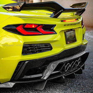 Diffuseur de pare-chocs arrière en fibre de carbone pour Chevrolet <span class=keywords><strong>Corvette</strong></span> <span class=keywords><strong>C8</strong></span> <span class=keywords><strong>Z06</strong></span> Coupé 2 portes <span class=keywords><strong>2023</strong></span> Diffuseur de lèvre de pare-chocs arrière - Product Image 6