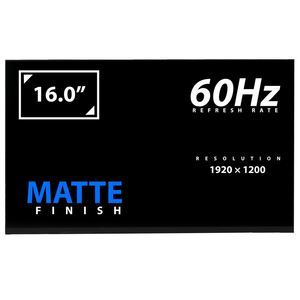 Módulo de Pantalla Antideslumbrante para Portátil de 16 Pulgadas, 1920x1200, Grado Selecto Preferido por el Comprador, para BOE NV160WUM-N41, Reemplaza LP160WU3-SPD1 - Product Image 4