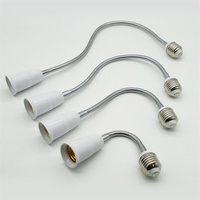 Vente directe d'usine E12 à E27 support de lampe led conversion adaptateur de base de lampe extension prise de lumière