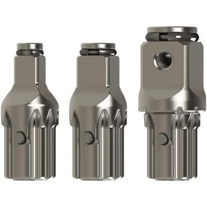 Ingersoll Rand Anvil <b>Socket</b> Set 3 Piece 3/8 1/2 3/4 Drive Square Industrial Alloy Steel Silver - Product Image 1
