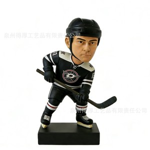 Customizable Ice Hockey Player <b>Bobblehead</b> Figurine Synthetic Resin Sports Gift Decorations - Product Image 1