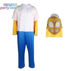 Disfraces de Cosplay para Niños HESPER, Disfraz Familiar de Los Simpson, Ropa para Espectáculos y Actuaciones para Adultos, Tallas 110-190cm - Product Image 3