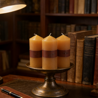 Bougie pilier blanche grande taille, longue durée de combustion, non parfumée, en cire de paraffine naturelle, pour décoration intérieure, mariages et urgences, vente en gros OEM