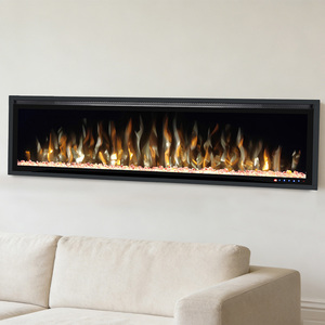 <span class=keywords><strong>Cheminée</strong></span> électrique à <span class=keywords><strong>LED</strong></span> avec flammes artificielles de 6 couleurs, minuterie réglable personnalisée, pour la maison - Product Image 1