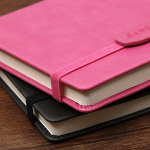 Custom A6 Students Binding Hardcover A5 Diary Journal <strong>Notebook</strong> with Logo Printing Promotional PU Leather Hard Cover <strong>Notebooks</strong> - Product Image 2