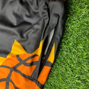 Pantalones Cortos de Baloncesto Personalizados 2021, Transpirables, Talla Grande, con Características Antibacterianas, de Secado Rápido, Tela de Poliéster/Spandex, Diseño Unisex - Product Image 4