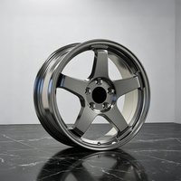 Jantes forgées à cinq branches en aluminium CNC 5x112 5x114.3, jantes forgées de 17 à 24 pouces pour Benz BMW Audi RR