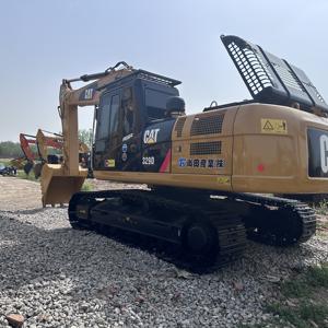 รถขุด29TON Cat329D หนอนผีเสื้อแบบใช้แล้วทนทานปั๊มมอเตอร์เครื่องยนต์152KW 2022 - Product Image 1