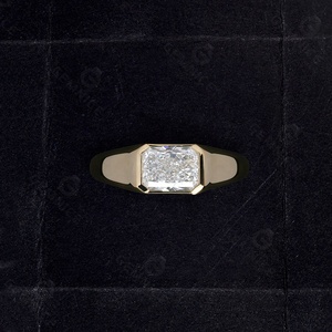 Gemnel Minimalist Jewelry Handcraft 925 Silver Big Gemstone Unisex Signet Diamond <strong>Boho</strong> <strong>Rings</strong> - Product Image 6