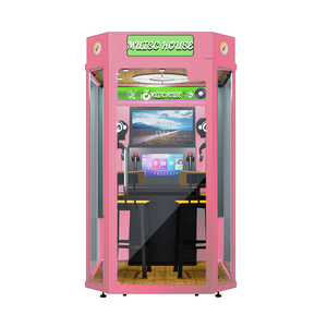 110V/220V Mini KTV Indoor Arcade Machine Modular Karaoke Game Booth Coin Operated <strong>Jukebox</strong> for Small Spaces - Product Image 1