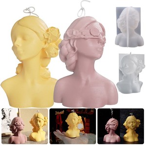 Stampo in Silicone Resistente al Calore, Antiaderente, Ecologico, Non Tossico e Riutilizzabile per Candele Profumate e Torte per Ragazze - Product Image 1