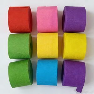 <b>Glossy</b> Metallic Crepe <b>Paper</b> Sheets Shiny Surface Eye Catching for Christmas Tree Ornaments and Halloween Party Decor - Product Image 3