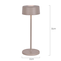 Art Design Hôtel Restaurant Décor Variateur Tactile Lumière Chaude Lampe de Bureau LED en Céramique de Luxe avec Abat-jour en Verre Transparent