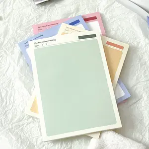 Wholesale colorful legal pads B5 glue bound writing custom paper notepad