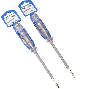 Nouveau Offre Spéciale Logo personnalisé 100-500Volts AC testeur de tension électrique secteur comme stylo en plastique, crayon de Test d'électrosonde